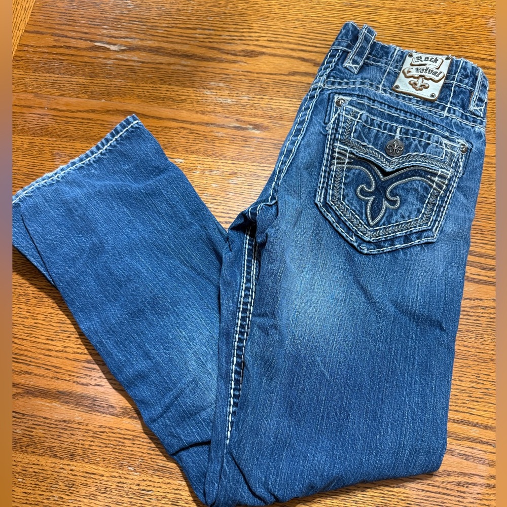Rock Revival Blue Boot Cut Jeans